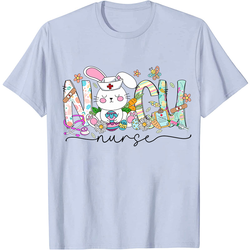 NICU Easter Bunny Nurse T-Shirt