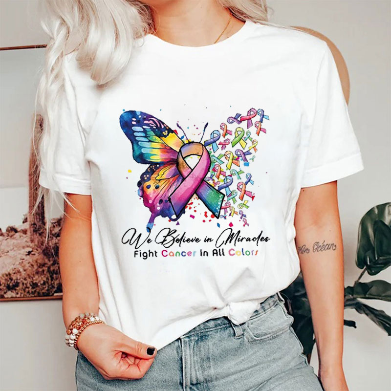 We Believe In Miracles Nurse T-Shirt