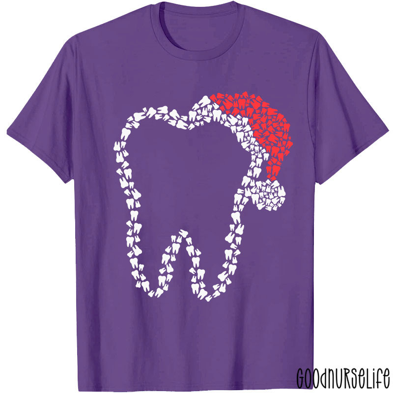 Small Teeth Make Up Big Tooth Christmas Nurse T-Shirt