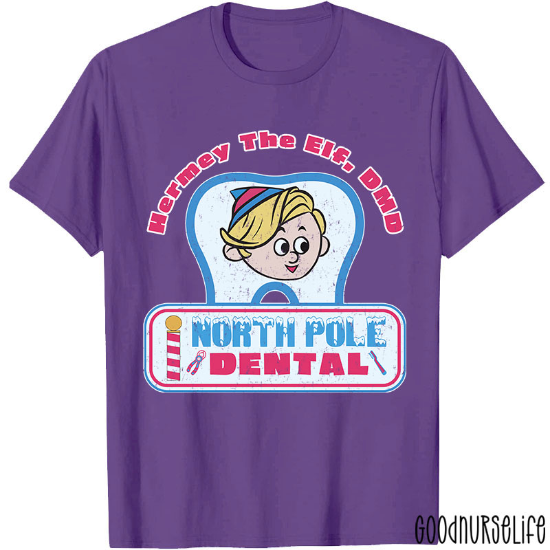 Hermey The Elf North Pole Dental Nurse T-shirt