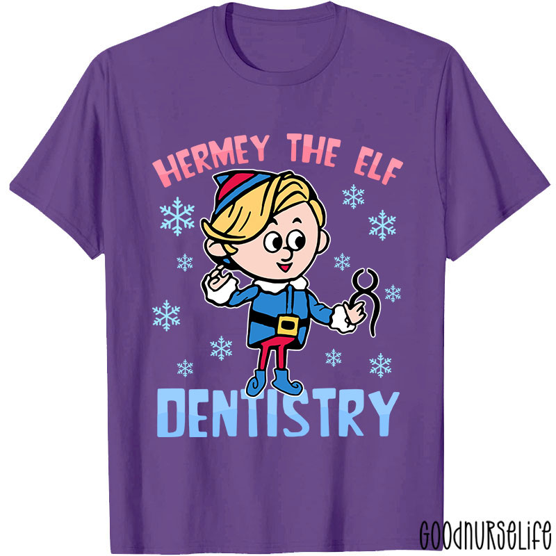 Hermey The Elf Dentistry Snowflake Nurse T-shirt