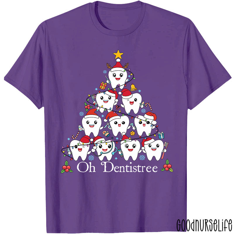 Oh Dentistree Cute Teeth Nurse T-shirt