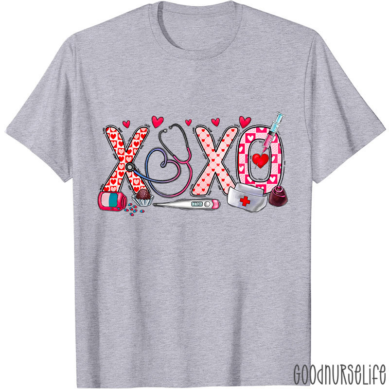 XOXO Happy Valentines Nurse T-Shirt