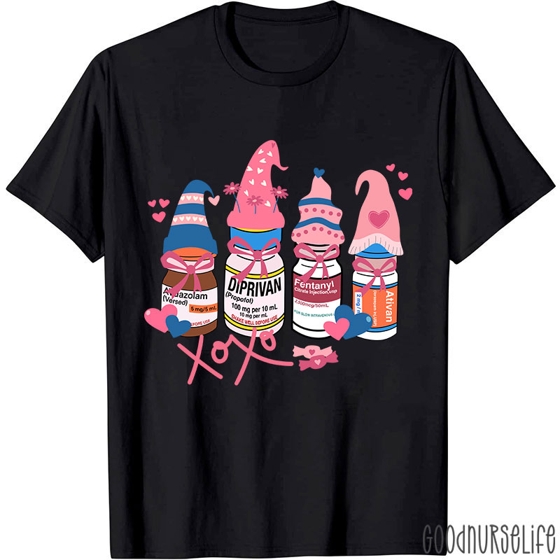 Valentine's Day Together Nurse T-Shirt