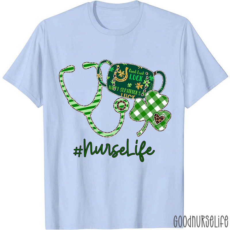 Shamrock Nurselife Nurse T-Shirt