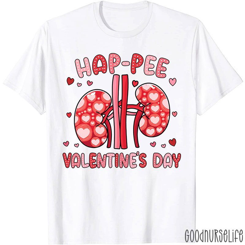 Kidney Wishes Valentine's Day Nurse T-Shirt