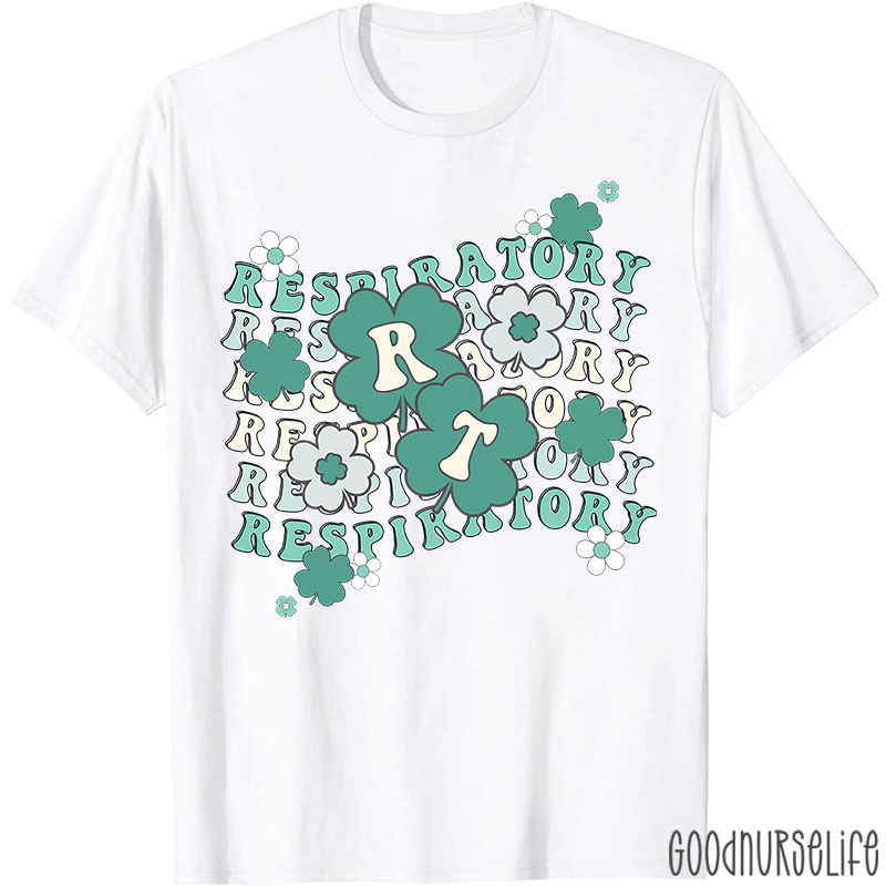 Clover Respiratory RT Nurse T-Shirt