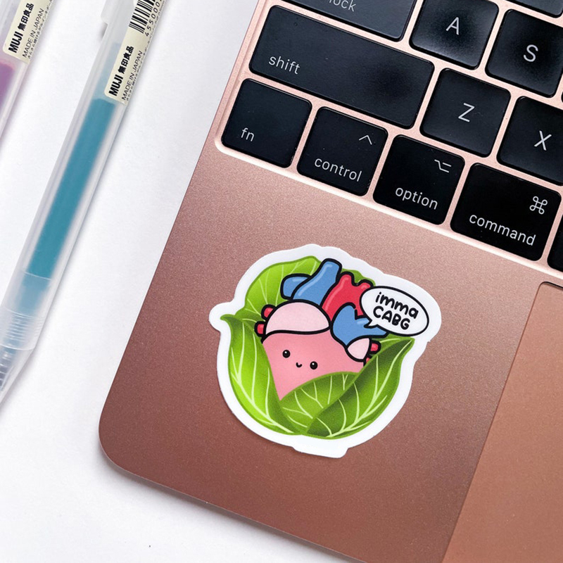 Imma CABG Cardiology Nurse Stickers