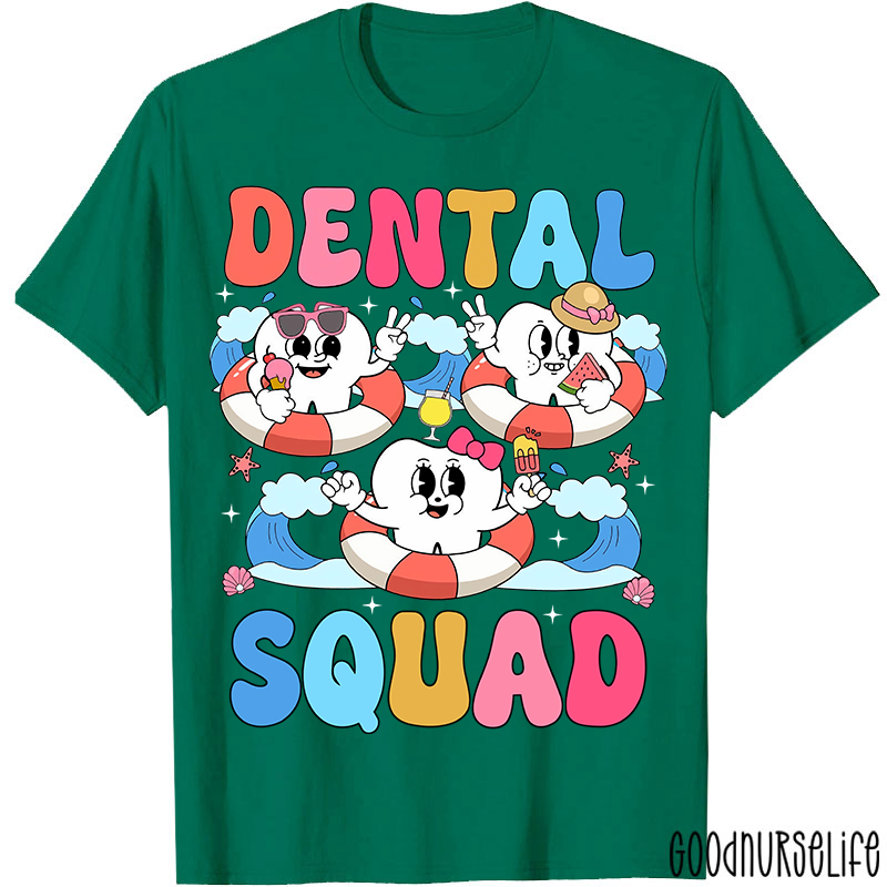 Happy Summer Dental Squad Dentist Summer T-Shirt