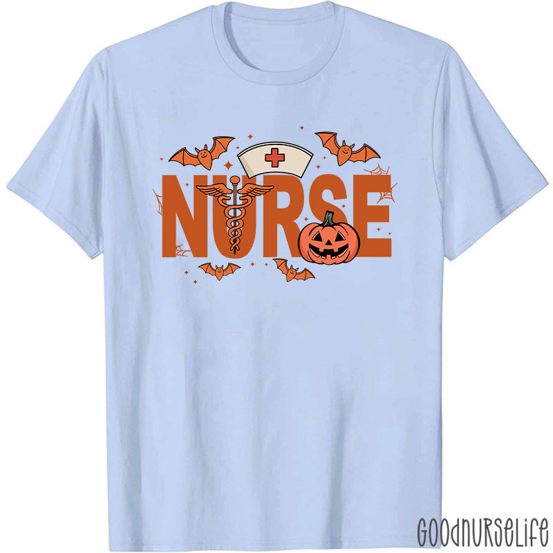 Spooky Season Halloween Nurse T-Shirt
