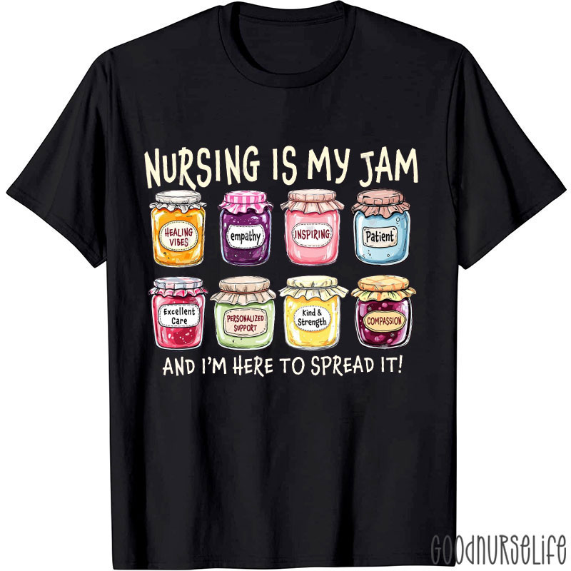 Personalized I'm Here To Spread it Nurse T-Shirt