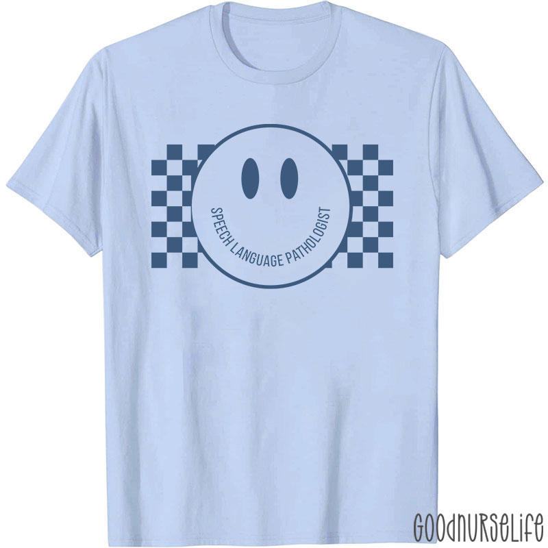 Speech Language Pathologist Smiley Face T-Shirt