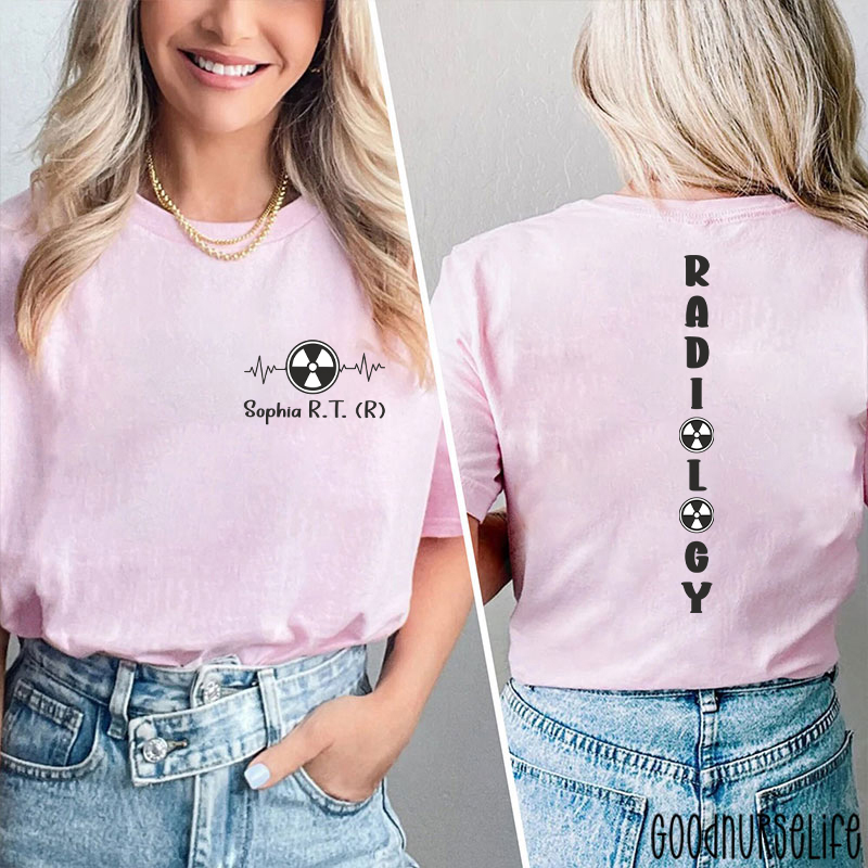 Personalized Halloween Radiology Two Sided T-Shirt