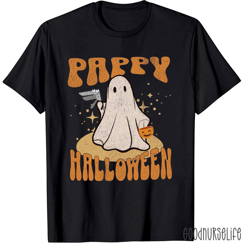Pappy Ghost’s Halloween Nurse T-Shirt