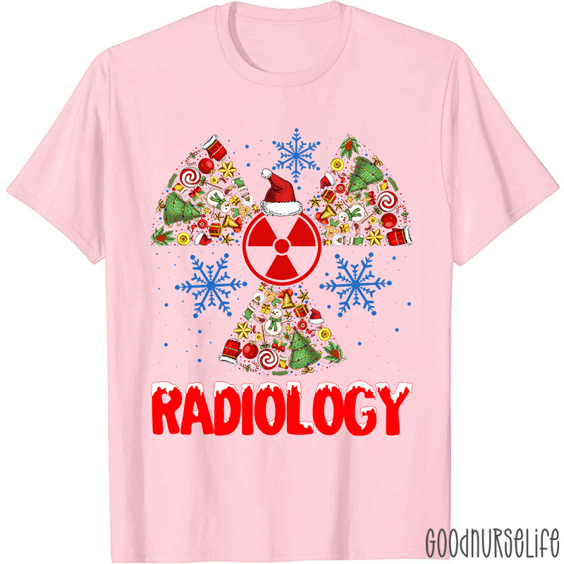 Radiology Christmas Icons Radiology T-shirt