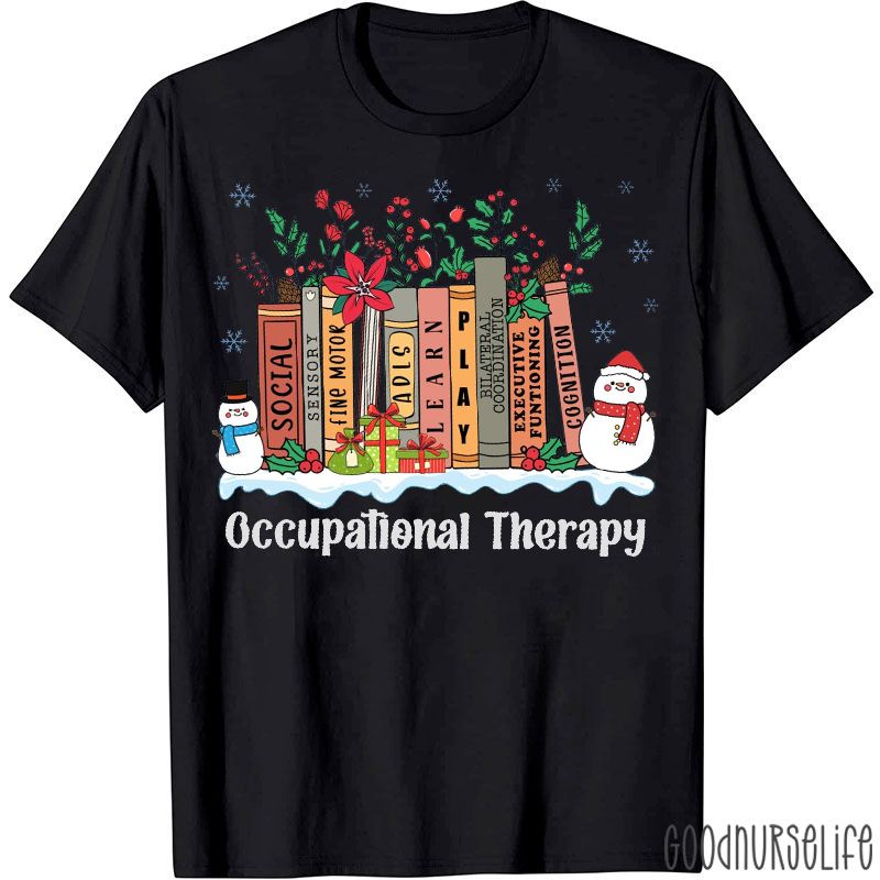 Christmas Vibe Social Play And Learn Occupational Therapy T-Shirt