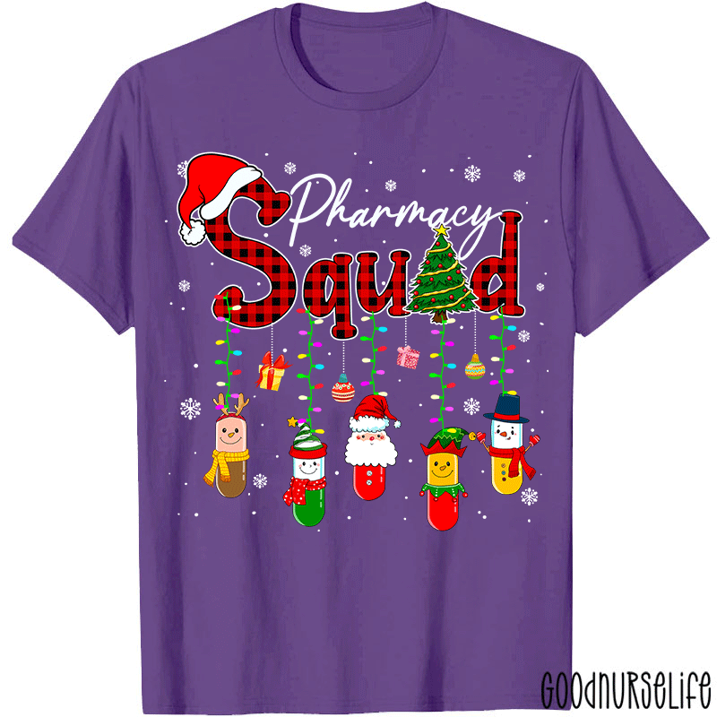 Christmas Pharmacy Squad Nurse T-shirt