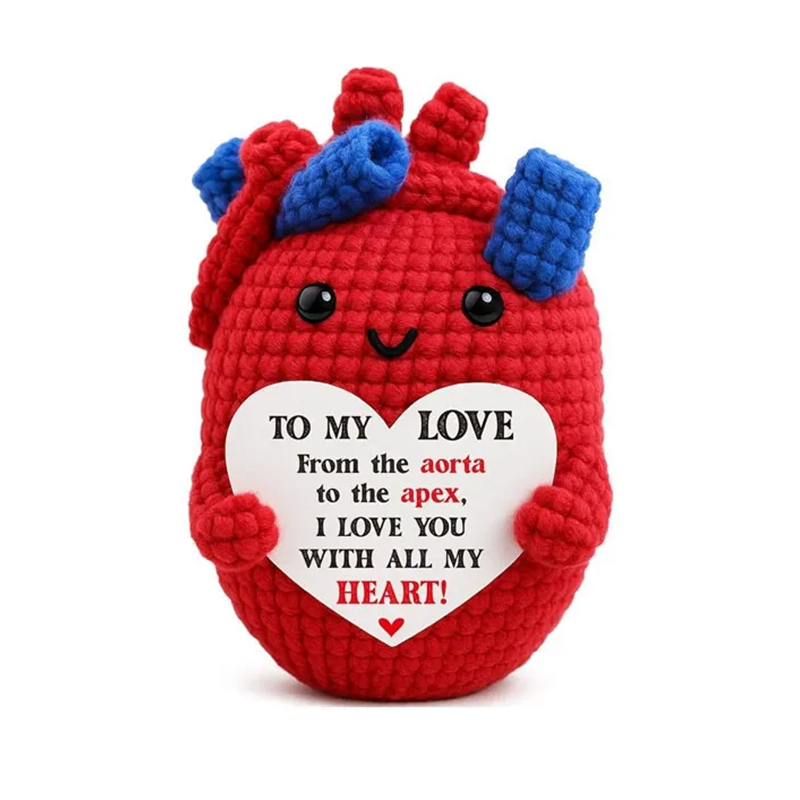 Funny Crochet Heart Doll