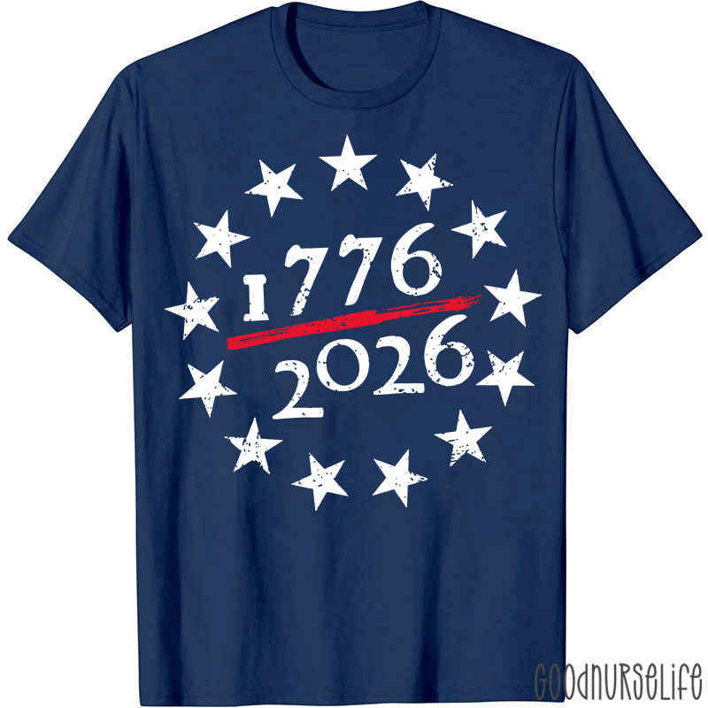 USA 250th Anniversary Nurse T-Shirt