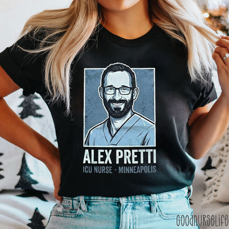 Alex Pretti Memorial Nurse T-shirt