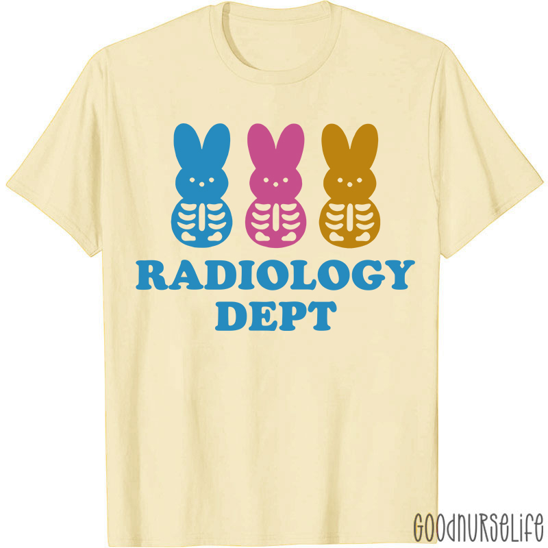 Radiology Dept Easter Bunny T-shirt