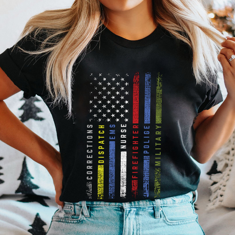 Corrections Dispatch EMS Nurse T-Shirt