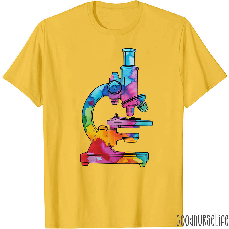 Tie Tye Style Microscope T-shirt