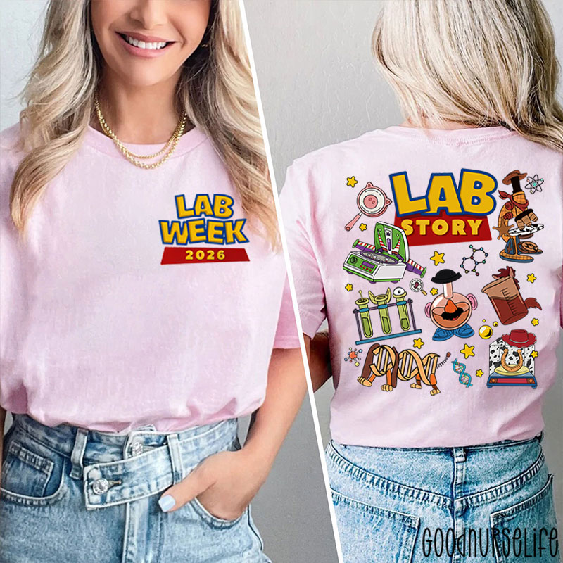 Laboratory Team Lab Story Lab Week 2026 Two Sided T-Shirt
