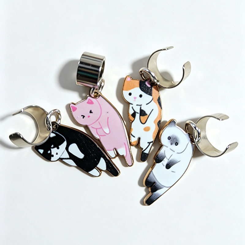Cat Charm Stethoscope ID Tags