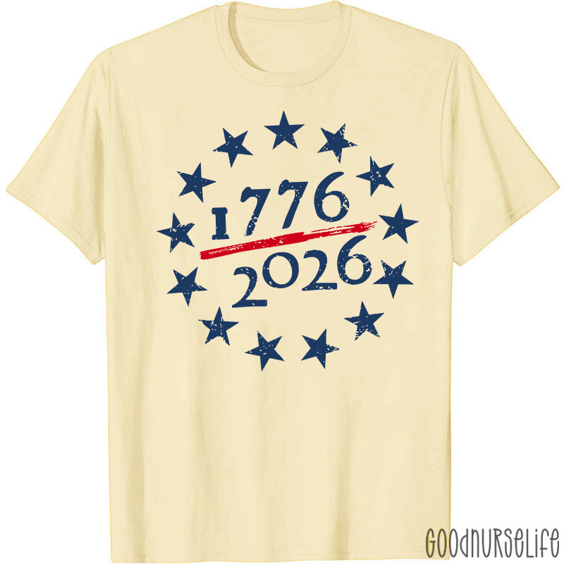 USA 250th Anniversary Nurse T-Shirt