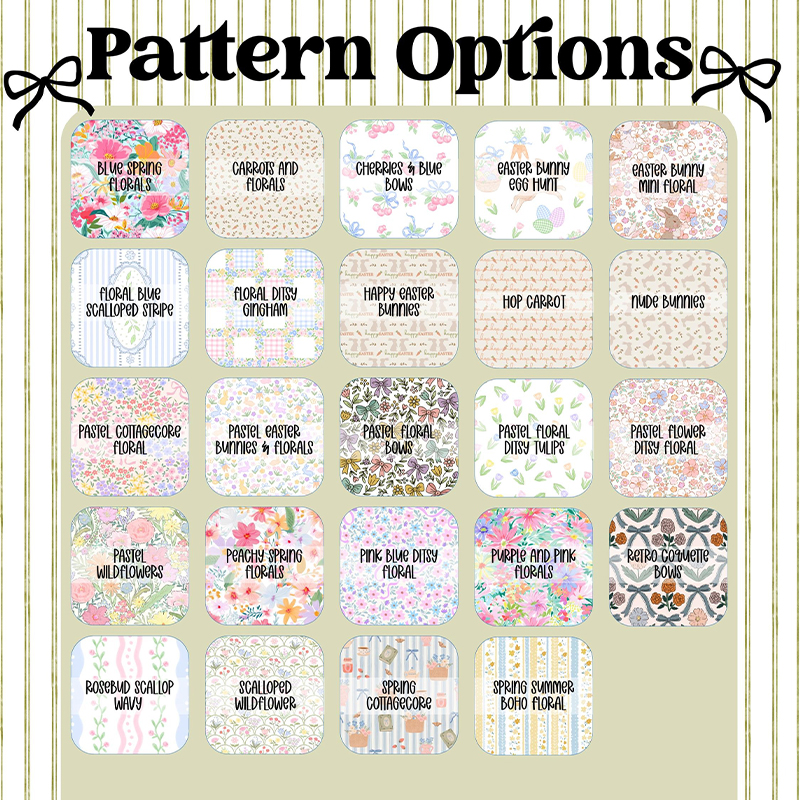Personalized Retro Flower Pattern Badge Buddy
