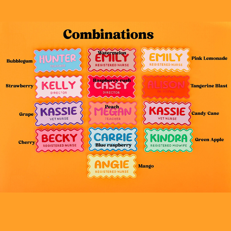 Personalized Cute Acrylic Name Tag