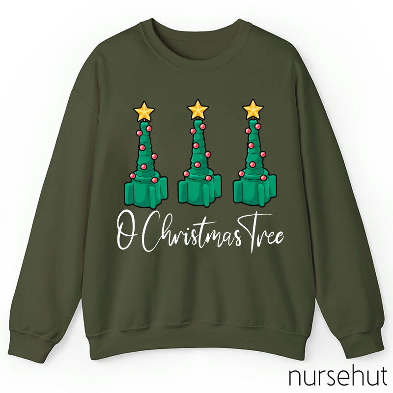 O Christmas Tree Nurse  Sweatshirt