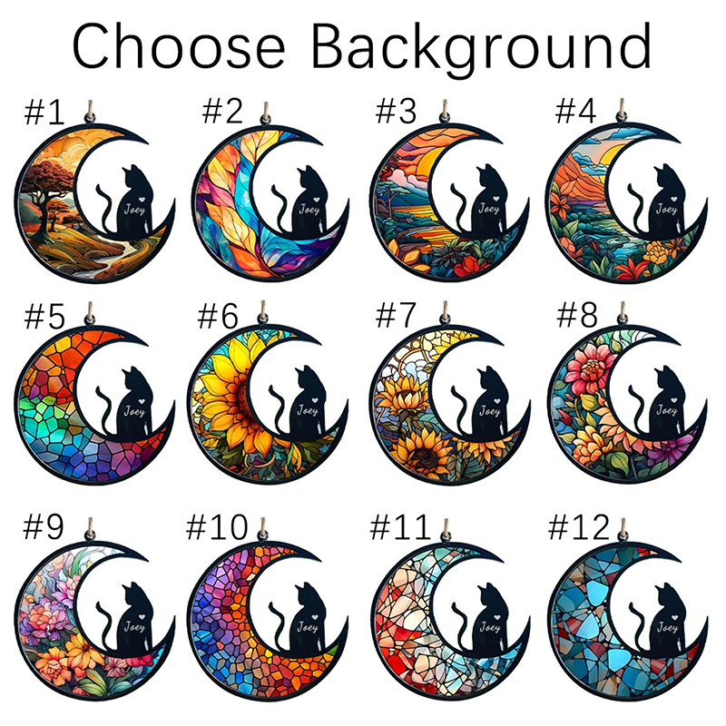 Personalized Pet Cat Memorial Nurse Suncatcher