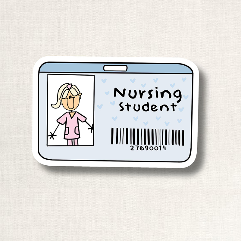 Nursing Student Badge Nurse Stickers