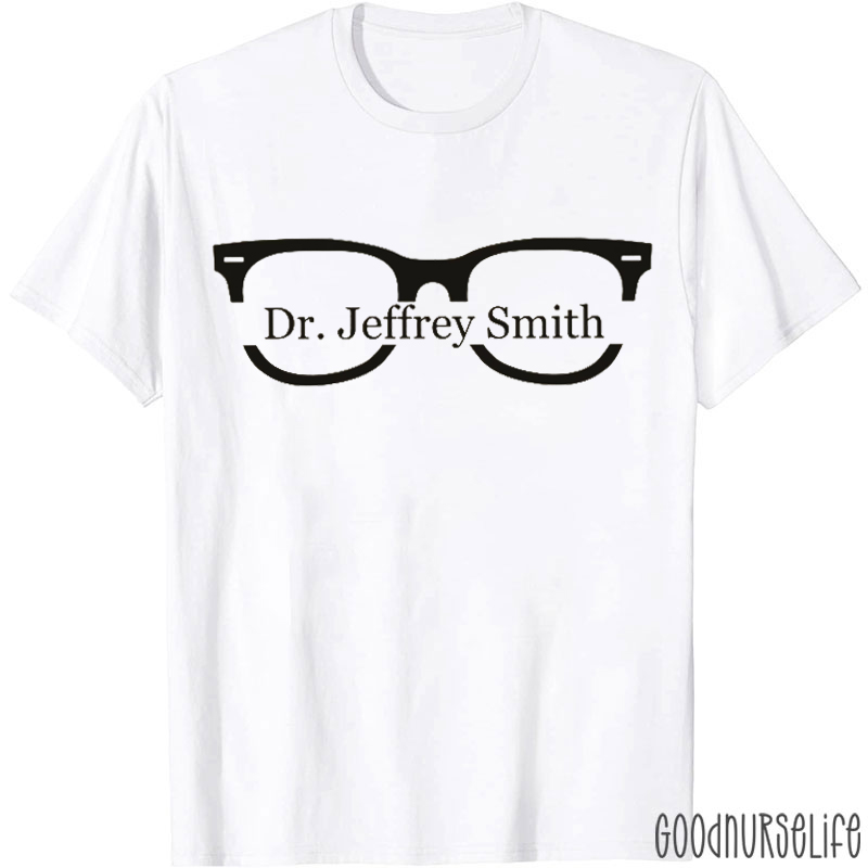 Personalized Eyeglass Optometry T-shirt