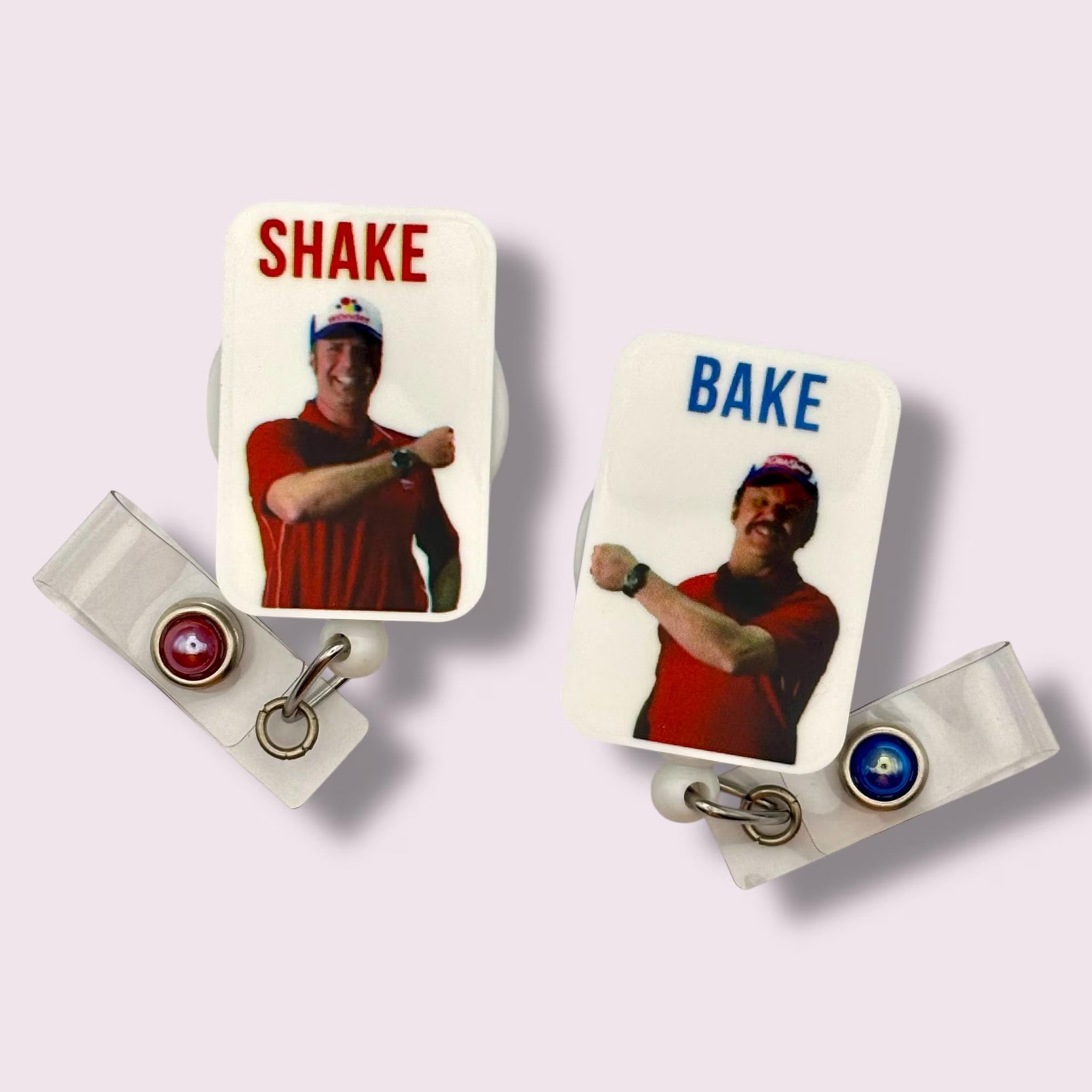 Shake And Bake Badge Reel