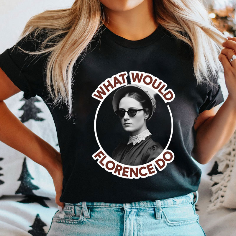 Florence's Modern Twist Nurse T-Shirt