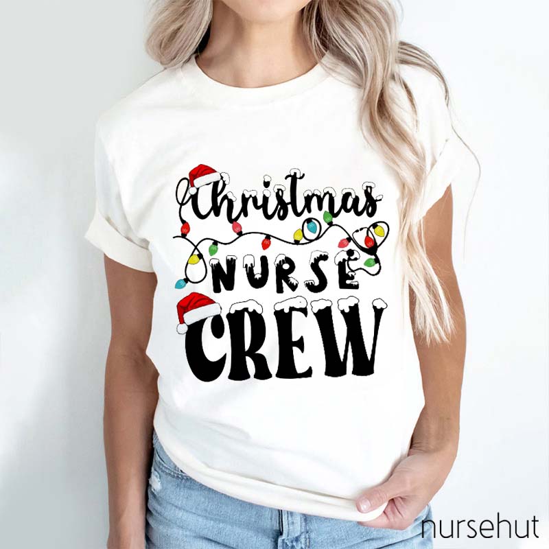 Christmas Nurse Crew Nurse T-Shirt