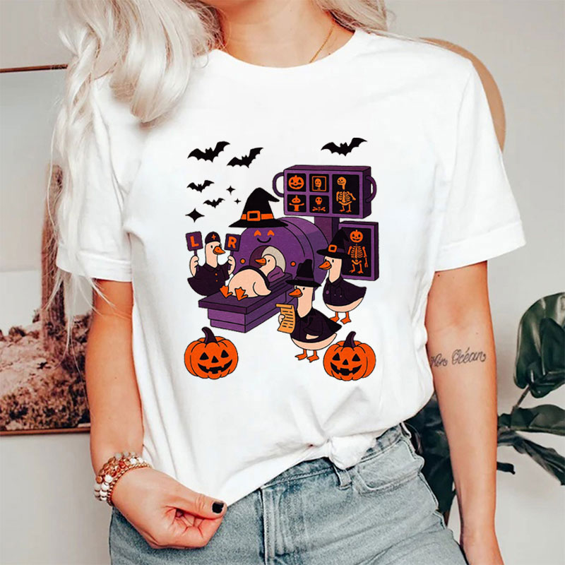 Halloween Duck X-Ray Team T-Shirt