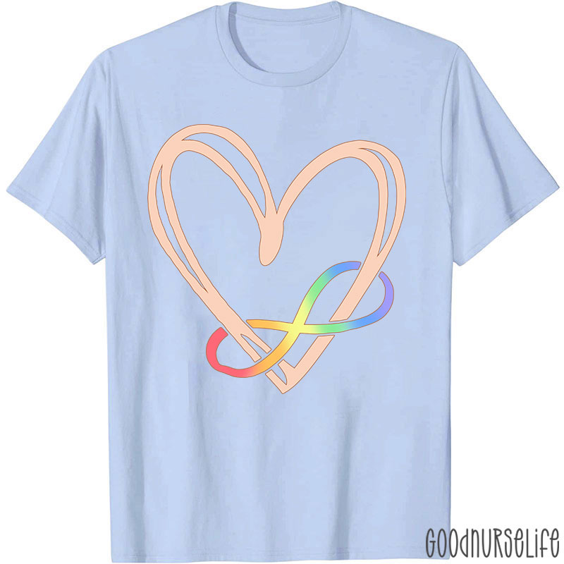 Autism Heart Nurse T-Shirt