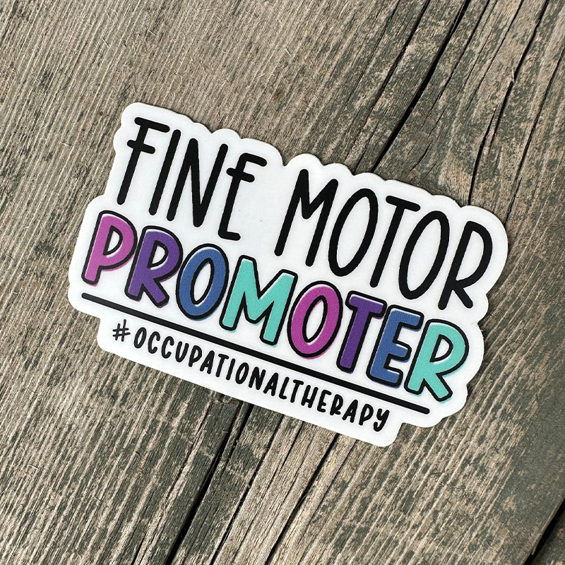 Fine Motor Promoter Nurse Stickers