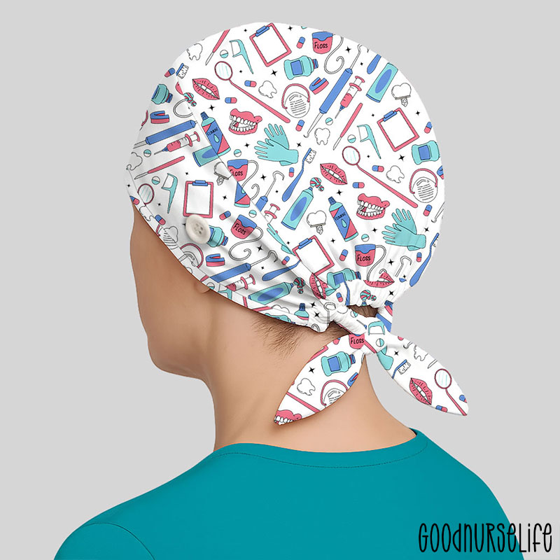 Go Floss Yourself Nurse Scrub Cap