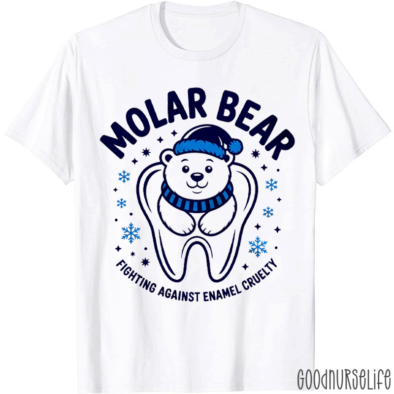 Molar Bear Fighting Against Enamel Cruelty T-Shirt