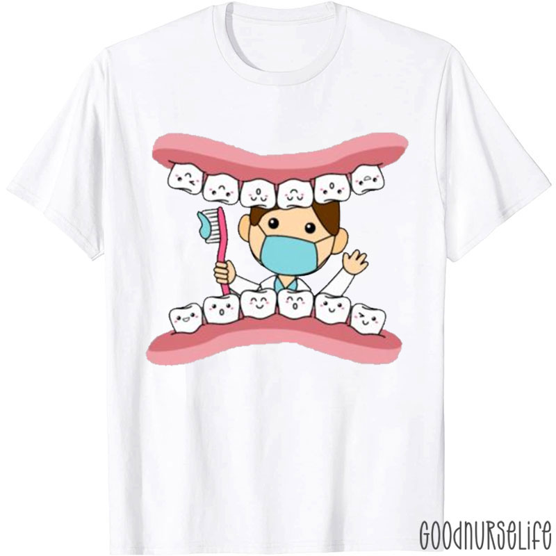 Check Teeth Nurse T-shirt