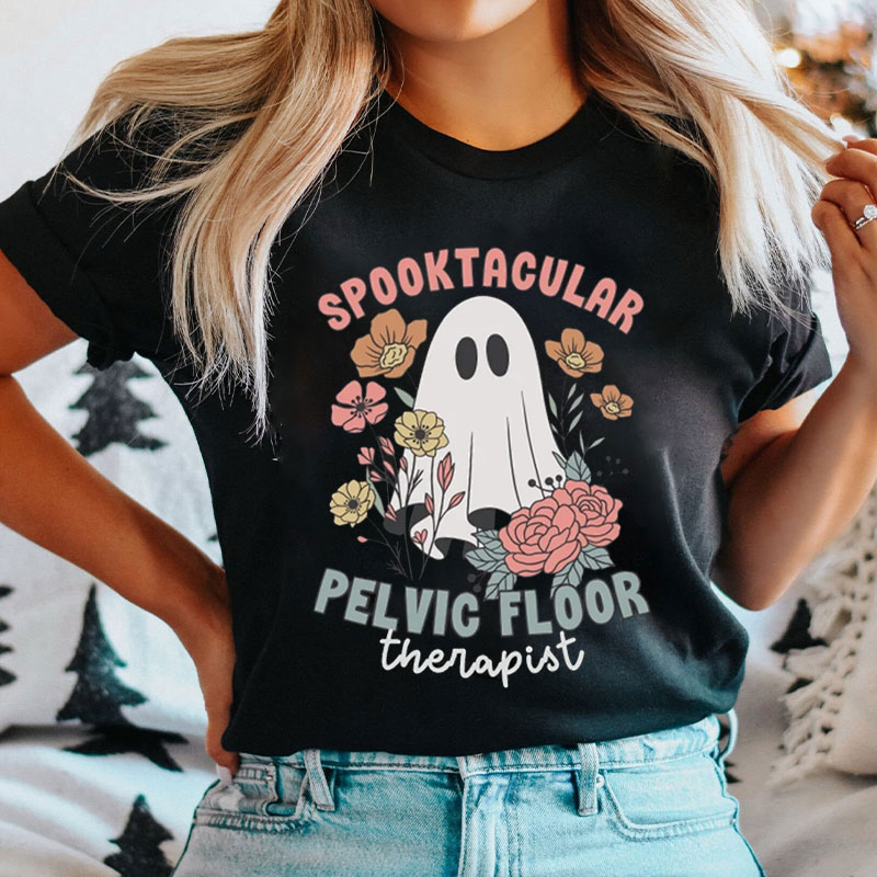 Spooktacular Pelvic Floor Therapist T-Shirt