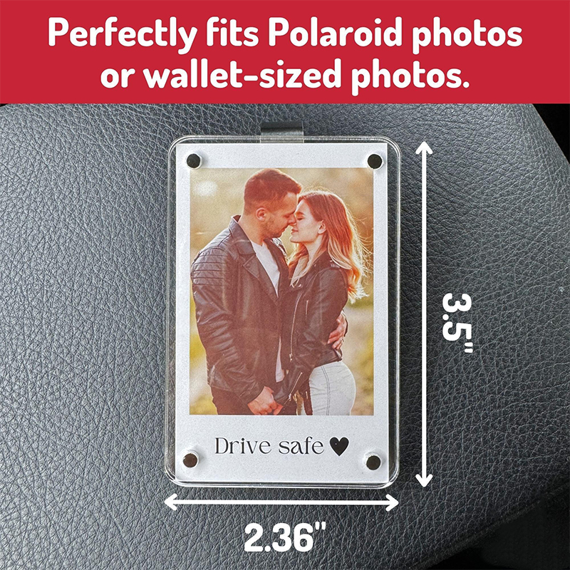 Personalized Photo Car Visor Clip