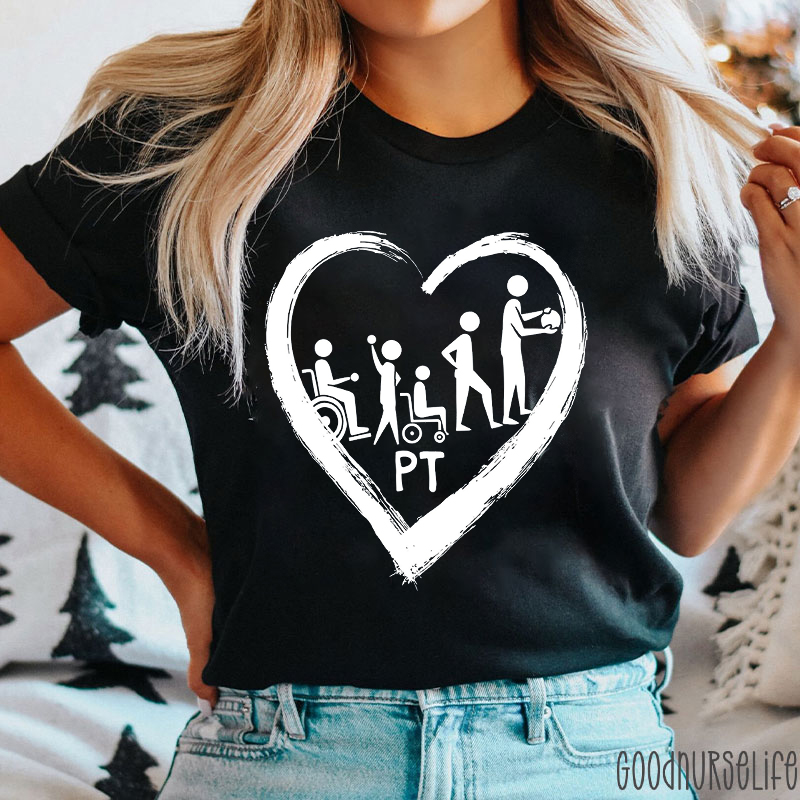 Love Physical Therapist Nurse T-Shirt