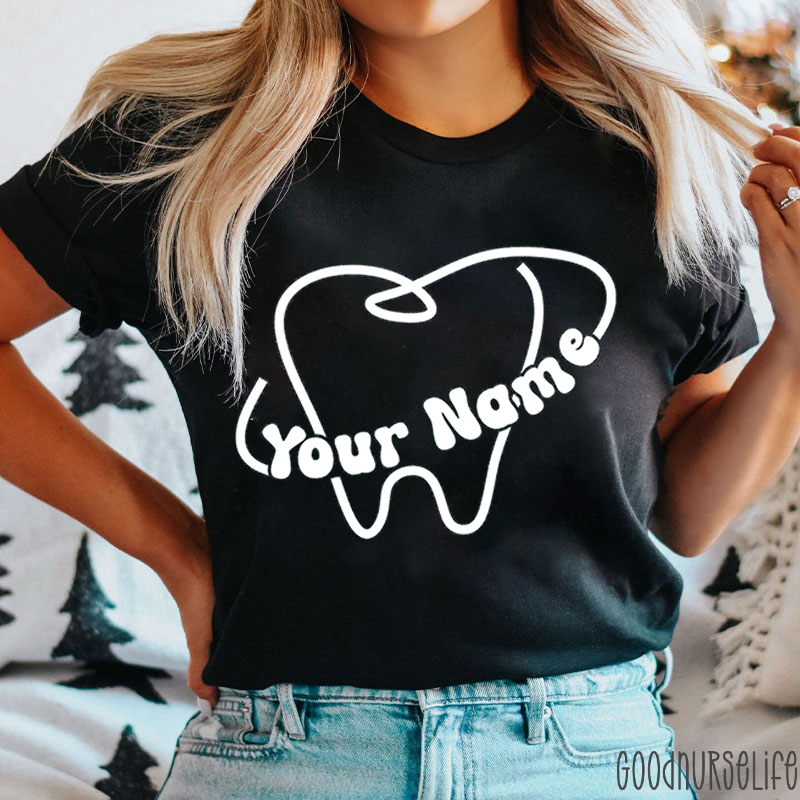 Personalized Name Dental T-Shirt