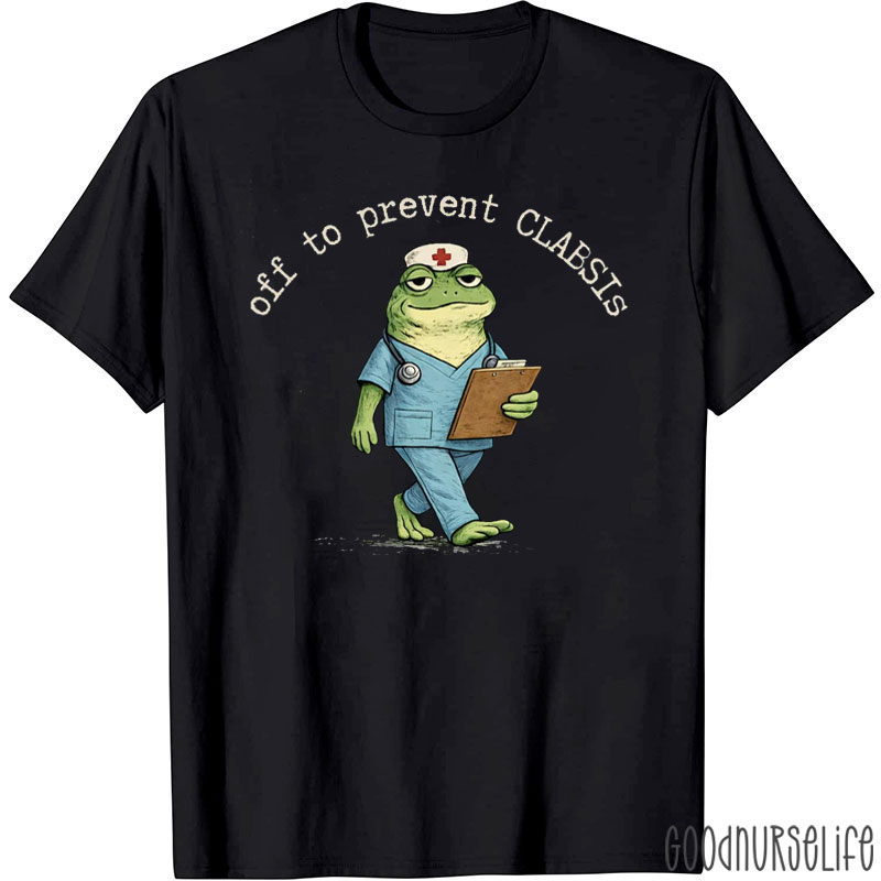 Funny Frog Nurse T-Shirt